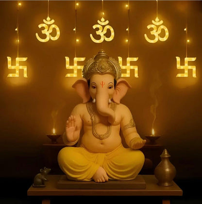 Sacred Swastik LED String Lights