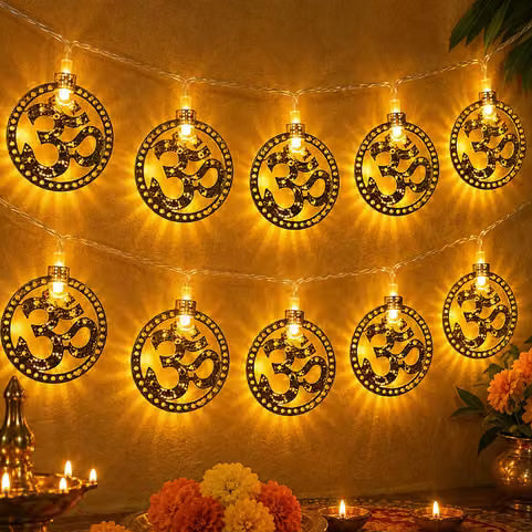 Sacred Om LED String Lights