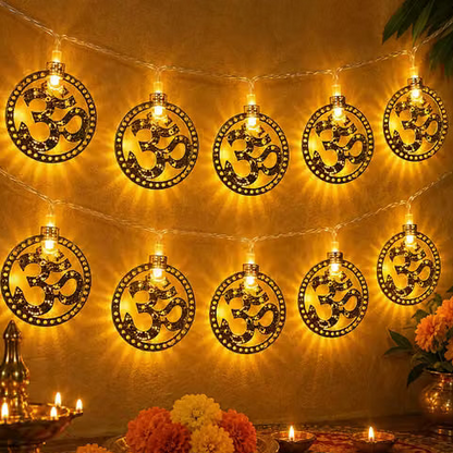 Sacred Om LED String Lights